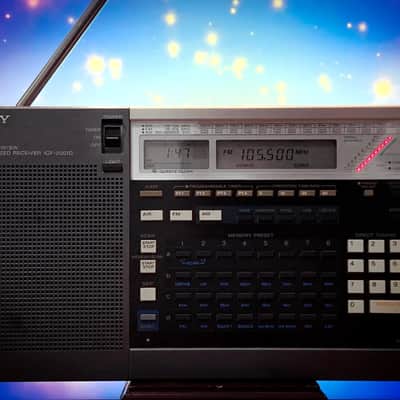SONY ICF-2001D Rare Vintage Radio Tuner World Band Receiver image 2