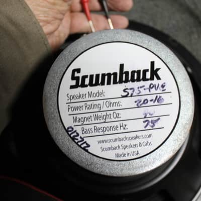 Scumback S75PVC/20 Watt 16 Ohm Alnico (Inspiration of Pre Rola Voicing) image 3