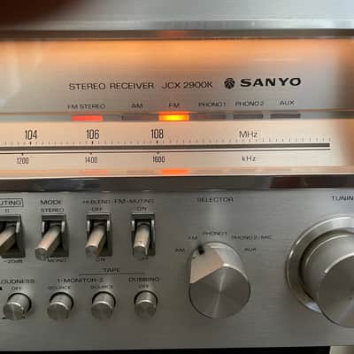 Sanyo JCX-2900K Stereo Receiver - 120 wpc, 1978 image 5