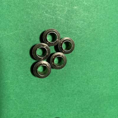 Vintage-Style Guitar Tuner Bushings, Nickel, 7 Sets EXC image 7