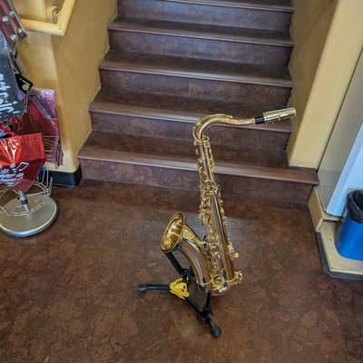 Yanagisawa T901 Tenor Saxophone with Hand-Engraved Bell 2010s - Clear Lacquer Bronze image 8