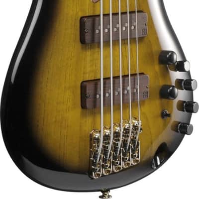 Ibanez SR4505-DST Prestige SR Electric Bass 5-String - Desert Sunset Burst + Case image 17