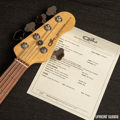 G&L L-2500 750 Series CLF-Research Old School Tobacco Bass B-Stock w/OHSC *Authorized Dealer* image 6