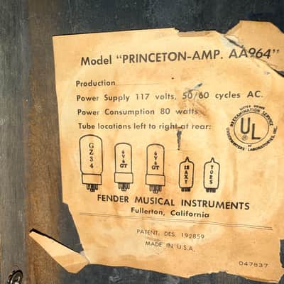Fender Princeton 1969 "Drip Edge" 12-Watt 1x10" Guitar Combo- Silverface image 5