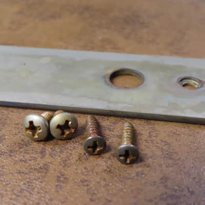 AGED Tele CONTROL PLATE fits Fender 52 Telecaster Nocaster screws RELIC image 2