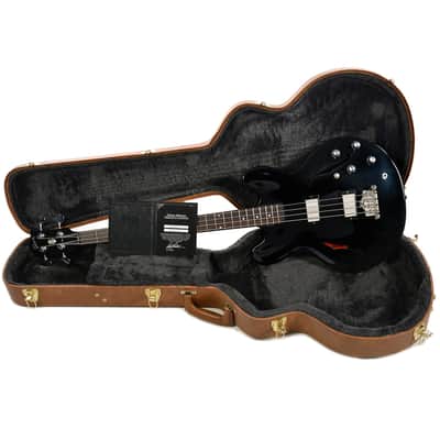 Gibson Memphis ES-335 Bass Ebony NH Floor Model image 9