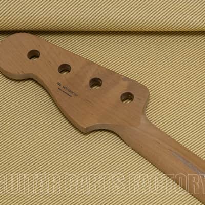 099-0802-920 Fender Roasted Maple Precision Bass Neck, 20 Medium Jumbo Frets, 9.5", Maple, C Shape image 6