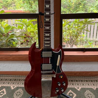 Gibson Custom Shop '61 Les Paul SG Standard Reissue with Vibrola 2006 - 2020 - VOS Faded Cherry image 2