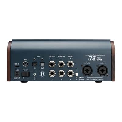 Heritage Audio i73 Pro Edge - USB-C Audio Interface with 73 Style Class A Preamps, ADAT and MIDI image 2