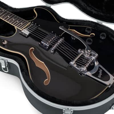 Gator Cases Deluxe ABS Molded Case for 335 Style Semi Hollow Electric Guitars (GC-335) Black image 5