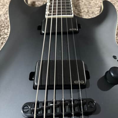ESP LTD MH-1000 Baritone 2025 - Black Satin image 3