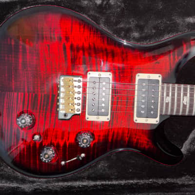 PRS Custom 24 Piezo - Fire Smokeburst image 1