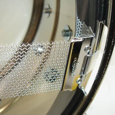Ludwig LB402B 14"x6.5" Chrome Over Brass Snare Drum image 11