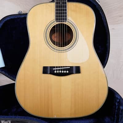 Yamaha FG-251 MIJ 1976 Natural Vintage Made in Japan w/ Hard Case image 1