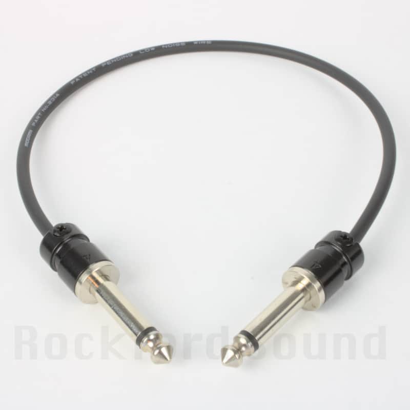 Mogami W2314 Low Profile Patch Cable, 30 foot, Straight to Straight, Black image 1