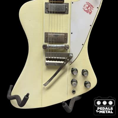 1964 Gibson Firebird III - Polaris White W/ Original Case and TKL Case- 7lbs 9.4oz - x14440 image 3