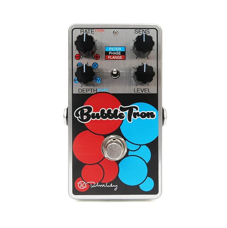 Keeley Bubbletron Flanger / Phaser - Silver / Blue / Red image 1