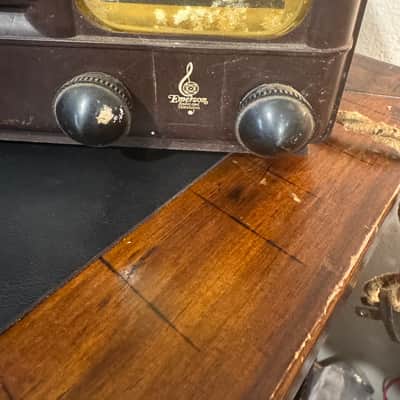 1940 Emerson EC 301 Bakelite Vintage Tube Radio image 3