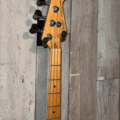 Rare 1990 Fender Jazz Bass Plus, 4 String Bass Maple Fretboard Nitro Frost Red , Includes Pro Setup & New Gig Bag Ships Fast ! image 8