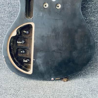 Black Basswood Solid Bass DIY Project Body image 10