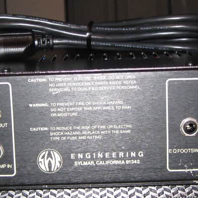 SWR Studio 220 Bass Amp Head Made in USA | Reverb