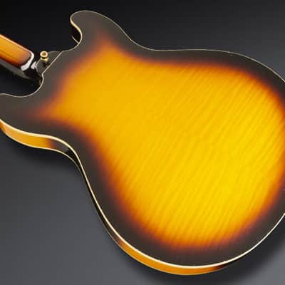 Warwick Teambuilt Pro Series Star Bass, 4-String - Vintage Sunburst Transparent High Polish, Lefthand image 8