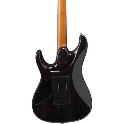 Ibanez AZ24S1F AZ Standard 6-String Electric Guitar - Transparent Black Sunburst image 10