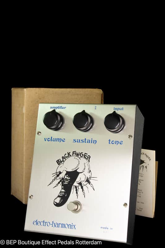 Electro-Harmonix Black Finger Compressor 1976 made in the USA image 1