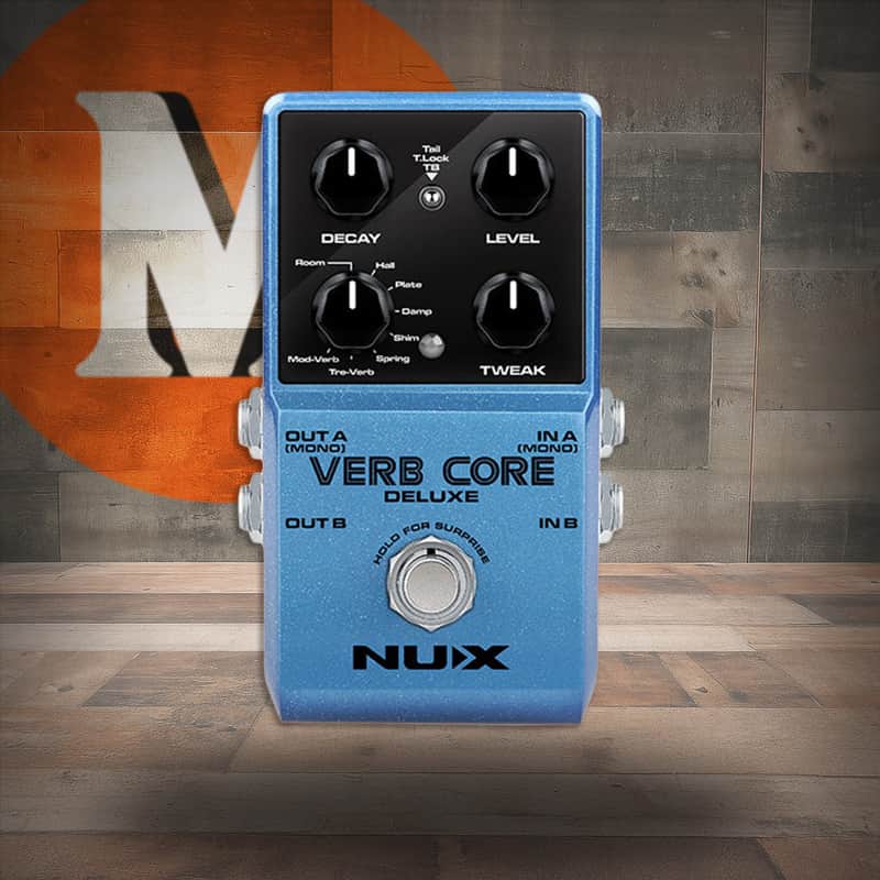 NUX Verb Core Deluxe Reverb Guitar Pedal (NUX Verb Core DLX) image 1