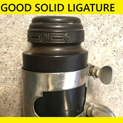 RARE SERIAL NUMBER ONLY ON 1ST YEAR SELMER AIR FLOW ( UNIQUE )SCROLL ALTO SAXOPHONE HARD RUBBER MOUTHPIECE LARGE CHAMBER B STAR FREE SHIP ORG. FACE EXCELLENT image 19