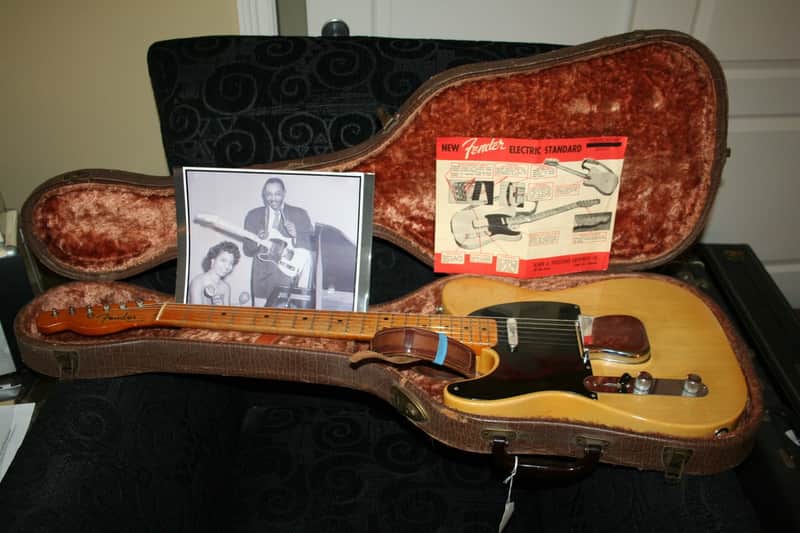 Left Handed 1952 Fender Blackguard Tele, Likely the First True Lefty Telecaster Ever Built! image 1