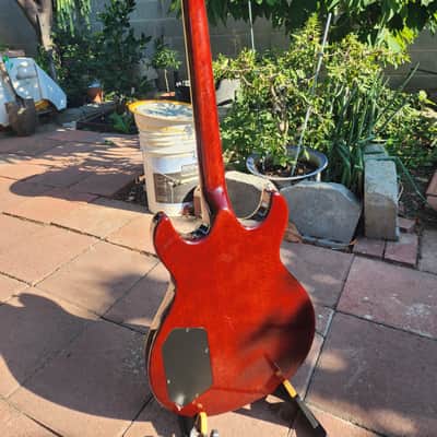 Squier Esprit – Flame Maple Cherry Sunburst – OHSC image 3