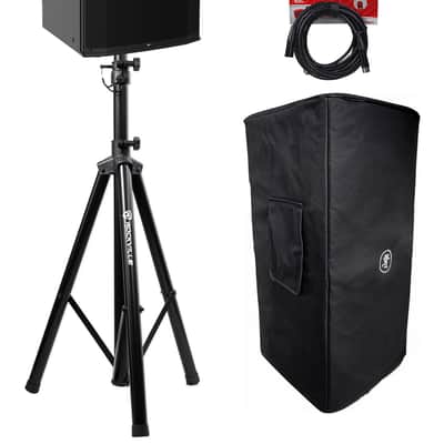 Mackie DRM315 2300w 15" 3-way Powered Active DJ PA Speaker+Cover+Stand+Cable image 1