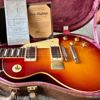 Gibson Les Paul True Historic 2016 Aged 58. 2016. 1958 - Aged Sunburst image 6