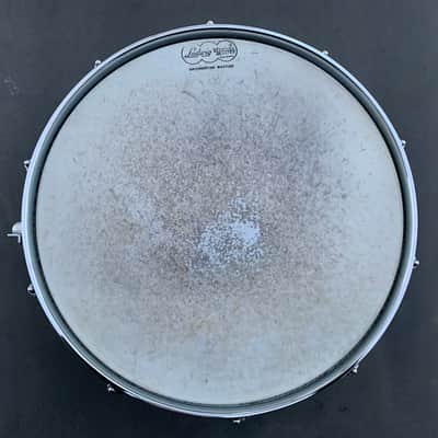Ludwig Supraphonic 5x14" 10-Lug Aluminum Snare Drum with Keystone Badge 1968 image 1