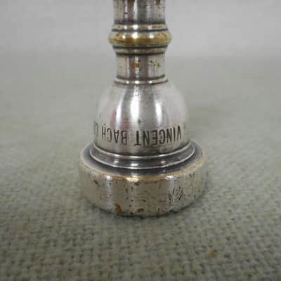 Bach 6BM Trumpet Mouthpiece Mid 2000's - Silver Plate image 2