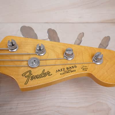 Fender JB-62 Jazz Bass Reissue 2010 Inca Silver Aged Made in Japan MIJ w/ Bag image 4