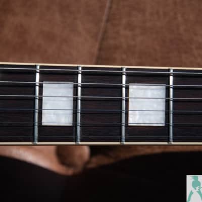 1990 Burny RLC-70 - 60's Style Les Paul Custom w Upgraded EMG 81/85's & Locking Grovers - Pro Set Up w Perfect Frets/Action/Intonation! image 11