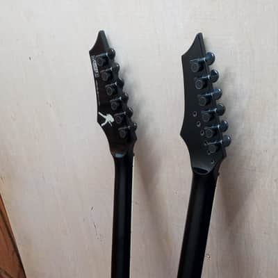Dean Dave Mustaine VMNT Double Neck 12 string / 6 string Classic Guitar Black  2010 Black image 17