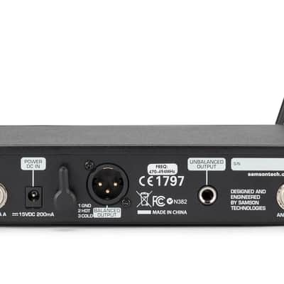 Samson Concert 99 UHF Wireless Headworn System with SE10 Earset Mic (CB99/CR99) - K Band image 3
