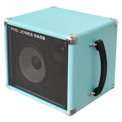 Phil Jones Bass Cab-17 100 Watt Bass Cabinet - Seafoam Green - Open Box image 2