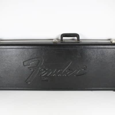 1978 Vintage Fender Stratocaster Telecaster Molded Plastic Guitar Black CASE USA 1970s image 2