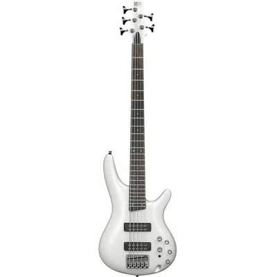 Ibanez SR Standard 5 String Electric Bass - Pearl White image 2
