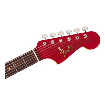 Fender Vintera III Mid '60s Jazzmaster SS Rosewood Fingerboard with Deluxe Gig Bag (Candy Apple Red) image 5