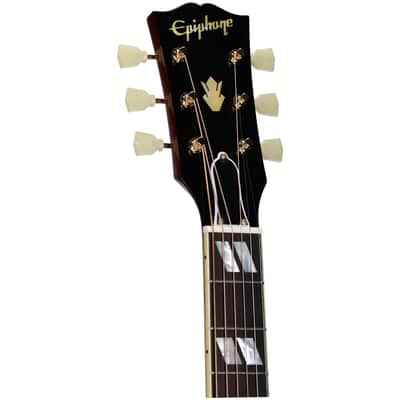 Epiphone IGC 1960 Hummingbird Reissue, Heritage Cherry Sunburst, with Case image 7