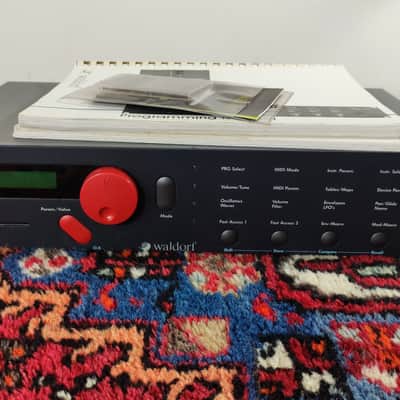 Waldorf Microwave Rackmount Wavetable Synthesizer 1989 - Blue (Serviced / Warranty) image 8