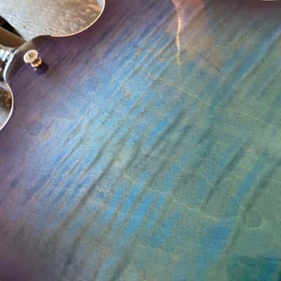 Gibson USA Memphis ES-335 2018 Limited Edition Figured Blueberry Burst Fade w/ OHSC & Docs image 17