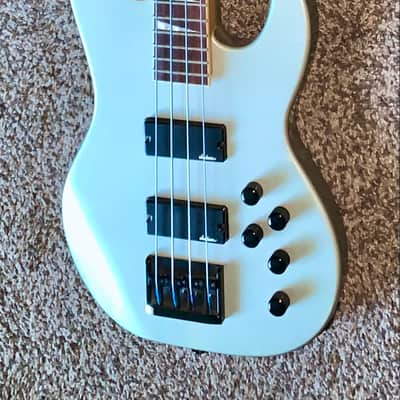 Jackson X Series Concert Bass Quicksilver  with bound neck and matching headstock  electric bass guitar, active electronics image 1
