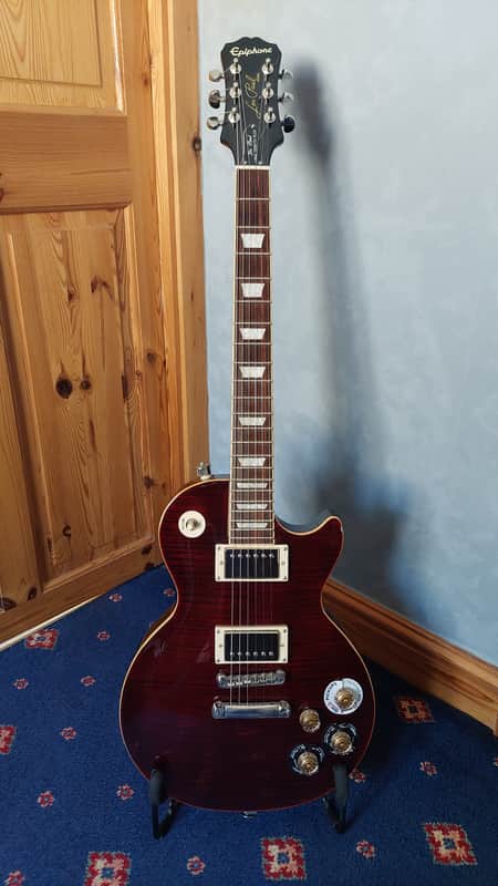 Epiphone Les Paul Tribute Plus 2016 - 2019 - Black Cherry image 1