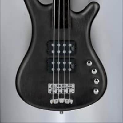 Warwick RockBass Corvette $$, 4-String, Fretless - Nirvana Black Transparent Satin image 4